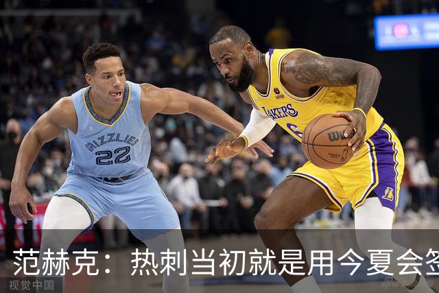 范赫克：热刺当初就是用今夏会签大牌球员说服我加盟的